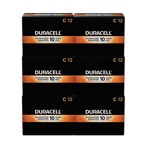 Image of Duracell® MN1400CT Coppertop Alkaline C Batteries, 72/carton