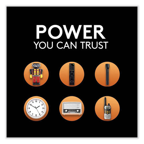 Image of Duracell® MN16RT4Z Coppertop Alkaline 9v Batteries, 4/pack