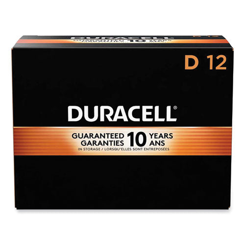 Image of Duracell® MN1300 Coppertop Alkaline D Batteries, 12/box