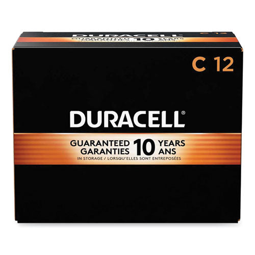 Image of Duracell® MN1400 Coppertop Alkaline C Batteries, 12/box