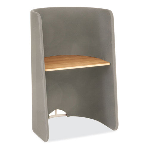 Image of Safco® 1958DG Roam Touchdown Workstation, 33" x 30" x 51.5", Beech/Dark Gray