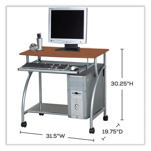 Image of Safco® 947MEC Eastwinds Series Argo PC Workstation, 31.5" x 19.75" x 30.25", Medium Cherry