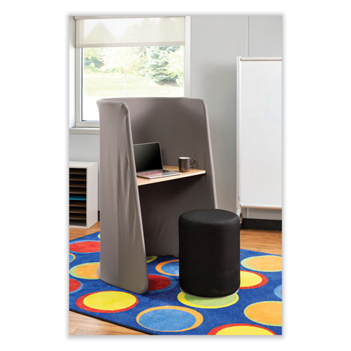 Image of Safco® 1958DG Roam Touchdown Workstation, 33" x 30" x 51.5", Beech/Dark Gray