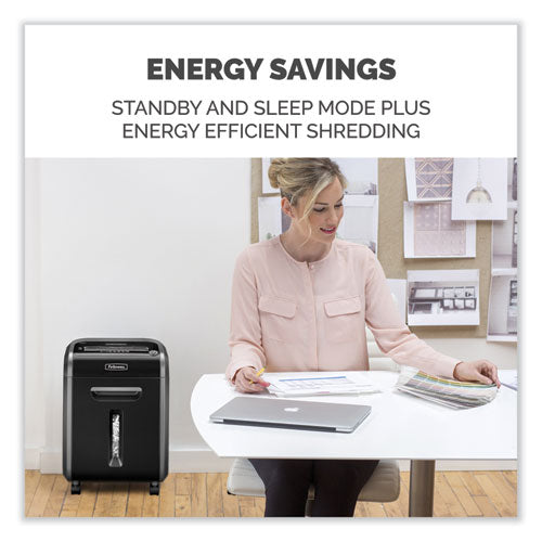 Image of Fellowes® 3227901/3227917 Powershred 79ci 100% Jam Proof Cross-Cut Shredder, 16 Manual Sheet Capacity