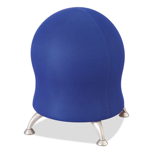 Image of Safco® 4750BU Zenergy Ball Chair, Backless, Supports Up to 250 lb, Blue Fabric