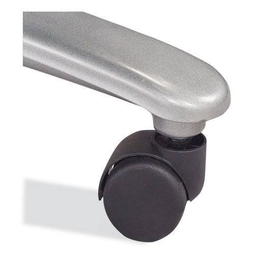 Image of Safco® 3502BL Lineage Big and Tall High Back Task Chair, Supports Up to 500 lb, 20.5" to 24.25" Seat Height, Black Seat, Chrome Base