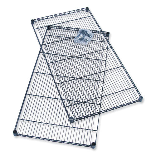 Image of Safco® 5287BL Industrial Extra Shelf Pack, 36w x 18d x 1.5h Steel. Black, 2/Pack