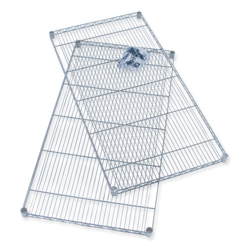 Image of Safco® 5287GR Industrial Extra Shelf Pack, 36w x 18d x 1.5h Steel, Metallic Gray, 2/Pack
