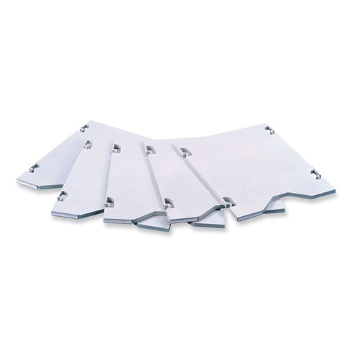 Image of Safco® 7753GR E-Z Sort Additional Mail Trays, 5 Shelves, 11 x 12.5 x 0.5, Gray