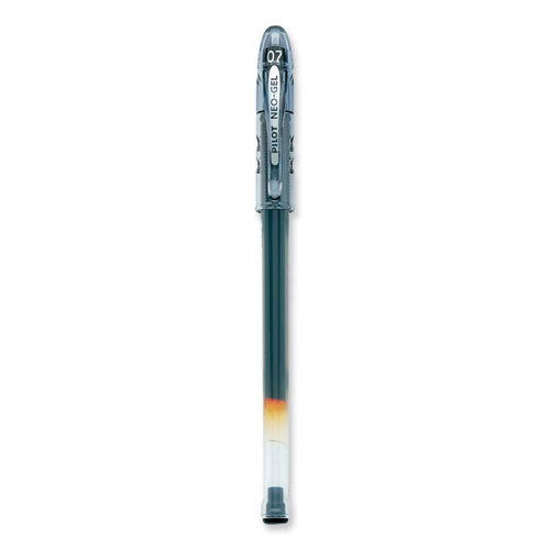 Image of Pilot® 14001 Neo-Gel Gel Pen, Stick, Fine 0.7 Mm, Black Ink, Black Barrel, Dozen
