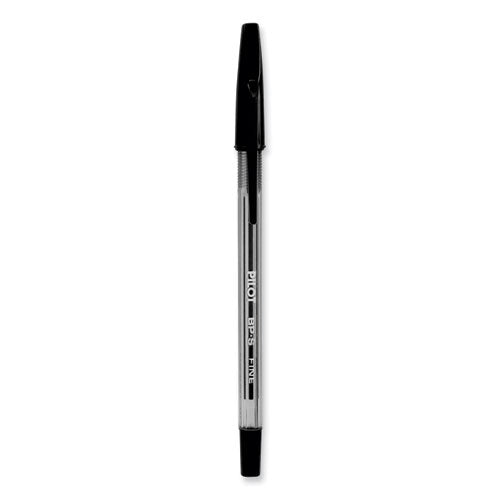Image of Pilot® 35011 Better Ballpoint Pen, Stick, Fine 0.7 Mm, Black Ink, Smoke Barrel, Dozen