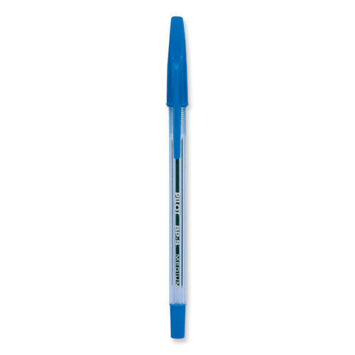 Image of Pilot® 36711 Better Ballpoint Pen, Stick, Medium 1 Mm, Blue Ink, Translucent Blue Barrel, Dozen