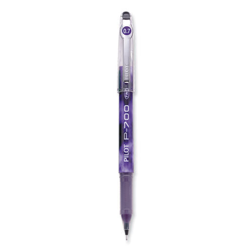 Image of Pilot® PIL38621 Precise P-700 Gel Pen, Stick, Fine 0.7 Mm, Purple Ink, Purple Barrel, Dozen