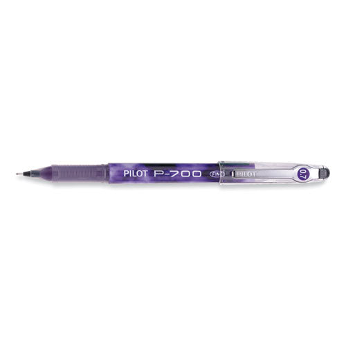 Image of Pilot® PIL38621 Precise P-700 Gel Pen, Stick, Fine 0.7 Mm, Purple Ink, Purple Barrel, Dozen