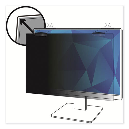 Image of 3M PF270W9EM COMPLY Magnetic Attach Privacy Filter for 27" Widescreen Flat Panel Monitor, 16:9 Aspect Ratio