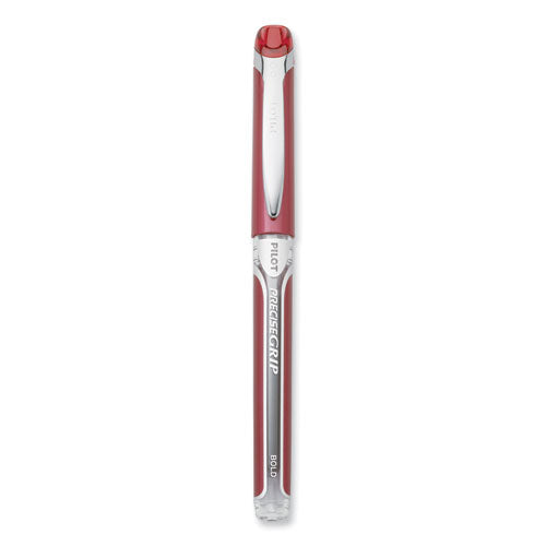 Image of Pilot® 28903 Precise Grip Rollerball Pen, Stick, Bold 1 mm, Red Ink, Red Barrel