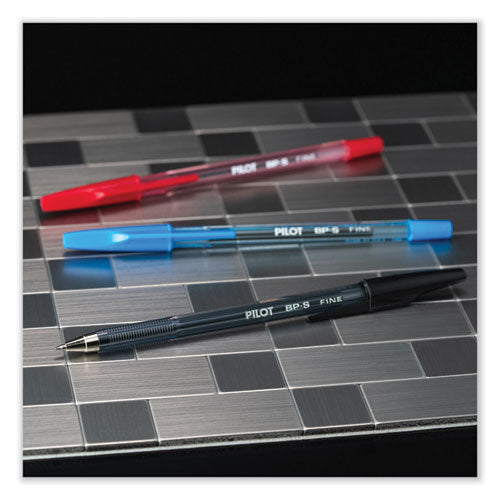 Image of Pilot® 35011 Better Ballpoint Pen, Stick, Fine 0.7 Mm, Black Ink, Smoke Barrel, Dozen