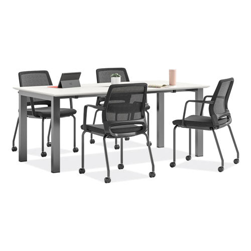 Image of Safco® 6829BL Medina Guest Chair, Supports Up to 275 lb, 18" Seat Height, Black Seat/Back/Base