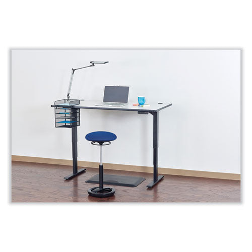Image of Safco® 3240BL Onyx Horizontal Hanging Storage, 5 Sections, Letter Size Files, 10.25" x 12.4" x 14.4", Black