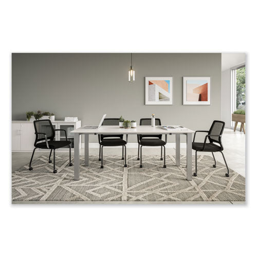 Image of Safco® 6829BL Medina Guest Chair, Supports Up to 275 lb, 18" Seat Height, Black Seat/Back/Base