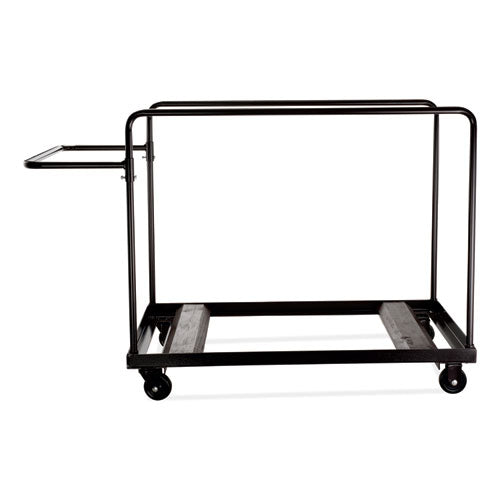 Image of NPS® DY71R Folding Table Dolly for Round Tables, 660 lb Capacity, 40.5 x 28 x 61.5, Brown