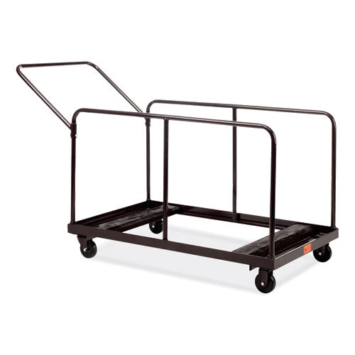 Image of NPS® DYMU Folding Table Dolly For Round and Rectangular Tables, 660 lb Capacity, 31.25 x 27.75 x 47.5, Brown