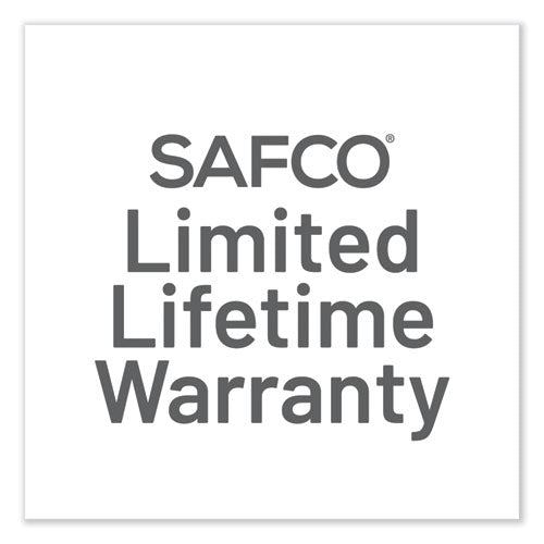 Image of Safco® 5291GR Industrial Wire Shelving, Four-Shelf, 48w x 18d x 72h, Metallic Gray