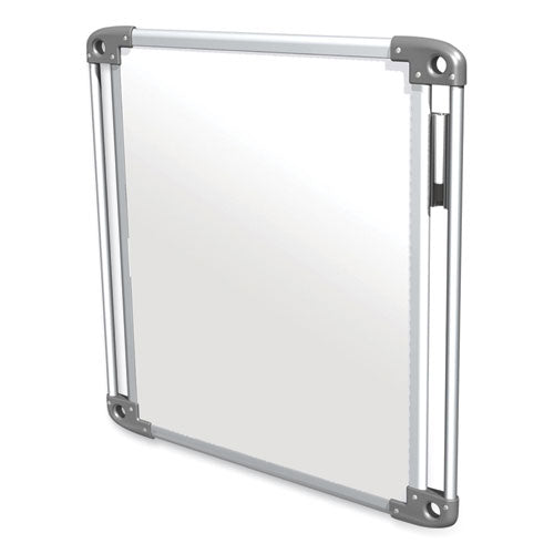 Image of Ghent NEX101TM Nexus Double-Sided Portable Whiteboard Tablet, 27.88" x 27.88", White Surface, Satin Aluminum Frame
