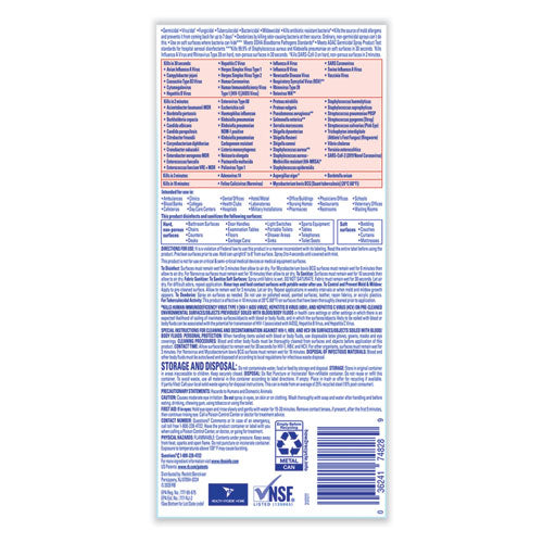 Image of Professional LYSOL® Brand 36241-74828 Disinfectant Spray, Crisp Linen, 19 oz. Aerosol Spray, 12/Carton