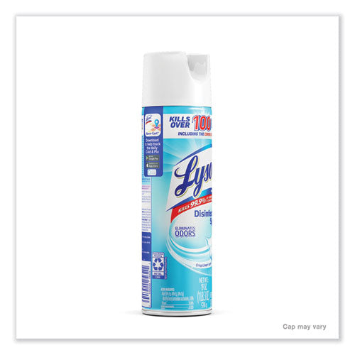 Image of LYSOL® Brand 19200-79329 Disinfectant Spray, Crisp Linen, 19 Oz Aerosol Spray, 12/carton