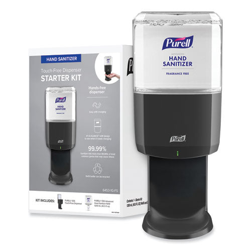 Image of PURELL® 6453-1G-FS Advanced Hand Sanitizer Foam ES6 Starter Kit, 1,200 mL Graphite