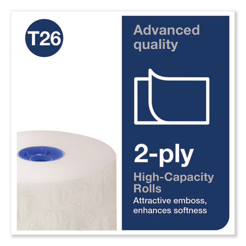 Image of Tork® 110292A Advanced High Capacity Bath Tissue, Septic Safe, 2-Ply, White, 1,000 Sheets/Roll, 36 Rolls/Carton
