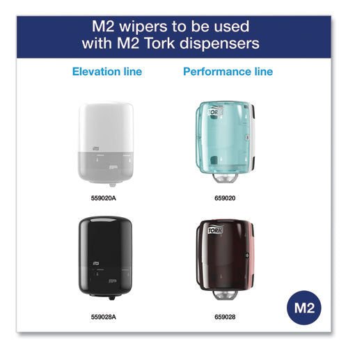 Image of Tork® 120133 Advanced Centerfeed Hand Towel, 1-Ply, 8.25 x 11.8, White, 1,000/Roll, 6/Carton