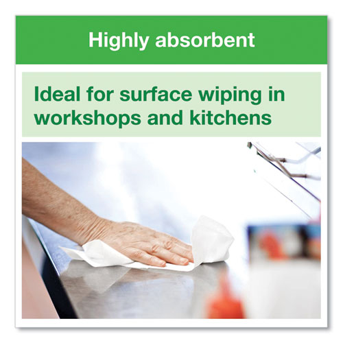 Image of Tork® 120133 Advanced Centerfeed Hand Towel, 1-Ply, 8.25 x 11.8, White, 1,000/Roll, 6/Carton