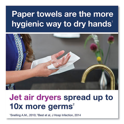 Image of Tork® 552538 Peakserve Continuous Hand Towel Dispenser, 14.44 X 3.97 X 19.3, Black