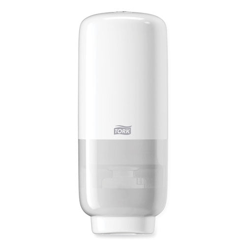 Image of Tork® 571600 Elevation Foam Skincare Auto Dispenser With Intuition Sensor, 1 L/33 Oz, 4.45 X 5.12 X 10.94, White, 4/carton
