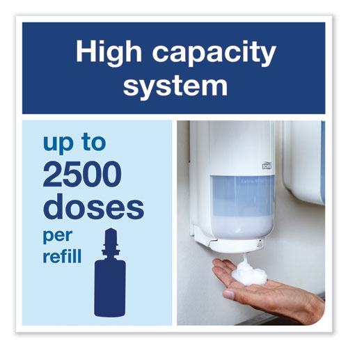 Image of Tork® 571600 Elevation Foam Skincare Auto Dispenser With Intuition Sensor, 1 L/33 Oz, 4.45 X 5.12 X 10.94, White, 4/carton