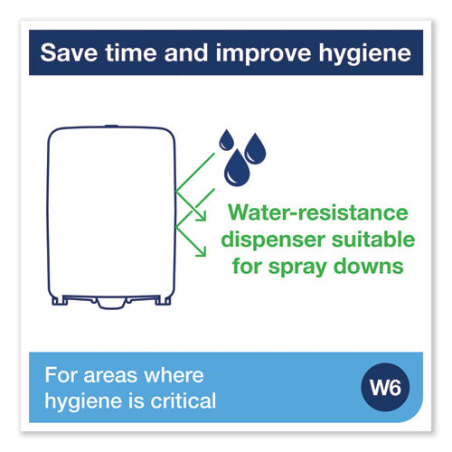 Image of Tork® 651228 Washstation Dispenser, 12.56 X 10.57 X 18.09, Red/smoke