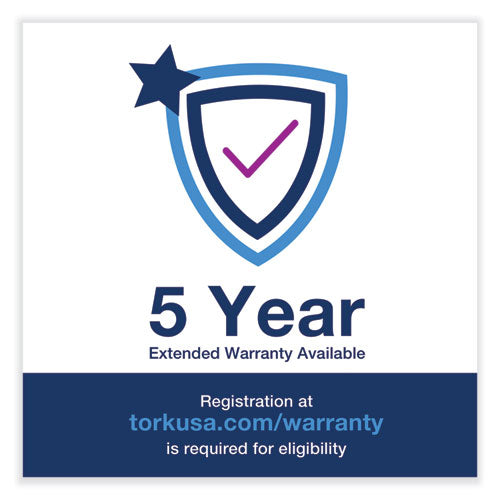 Image of Tork® 655300 Small Bracket Wiper Dispenser, 8.42 X 4.22 X 5.74, White