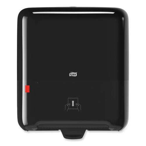 Image of Tork® 5510282 Elevation Matic Hand Towel Roll Dispenser, 13.2 X 8.1 X 14.65, Black