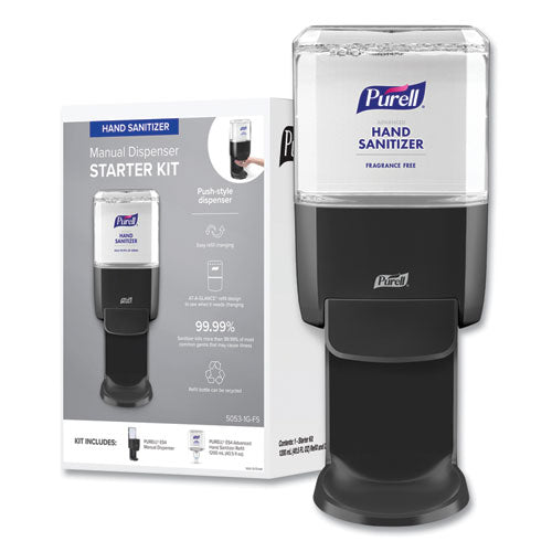 Image of PURELL® 5053-1G-FS Advanced Hand Sanitizer Foam ES4 Starter Kit, 1,200 mL, Graphite