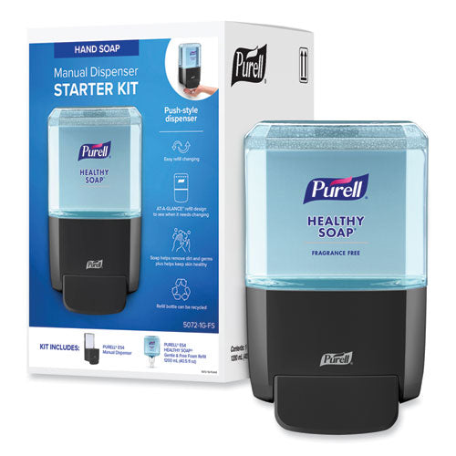 Image of PURELL® 5072-1G-FS HEALTHY SOAP Gentle and Free Foam ES4 Starter Kit, 1,200 mL, Graphite