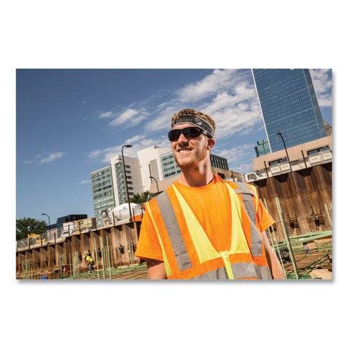 Image of ergodyne® 21562 GloWear 8089 Non-Certified Hi-Vis T-Shirt, Polyester, Small, Orange