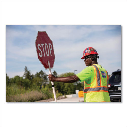 Image of ergodyne® 21556 GloWear 8089 Non-Certified Hi-Vis T-Shirt, Polyester, 2X-Large, Lime