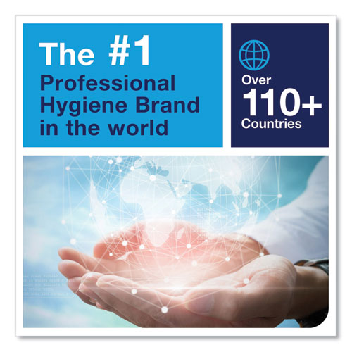 Image of Tork® 192128 Paper Wiper Plus, 9.8 X 15.2, White, 300/roll, 2 Rolls/carton