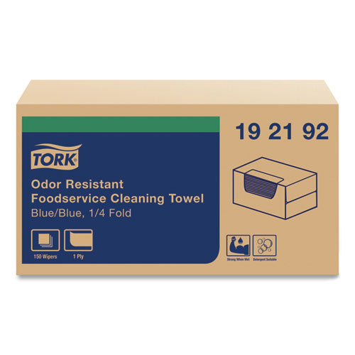 Image of Tork® 192192 Foodservice Cloth, 13 x 24, Blue, 150/Carton