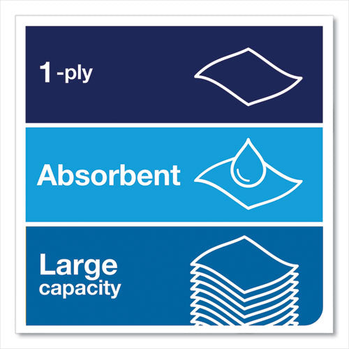 Image of Tork® 290095 Advanced Matic Hand Towel Roll, 1-Ply, 7.7" x 900 ft, White, 6 Rolls/Carton