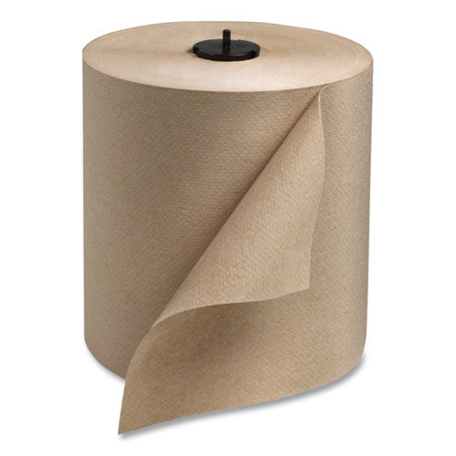 Image of Tork® 291350 Basic Paper Wiper Roll Towel, 1-Ply, 7.68" x 1,150 ft, Natural, 4 Rolls/Carton