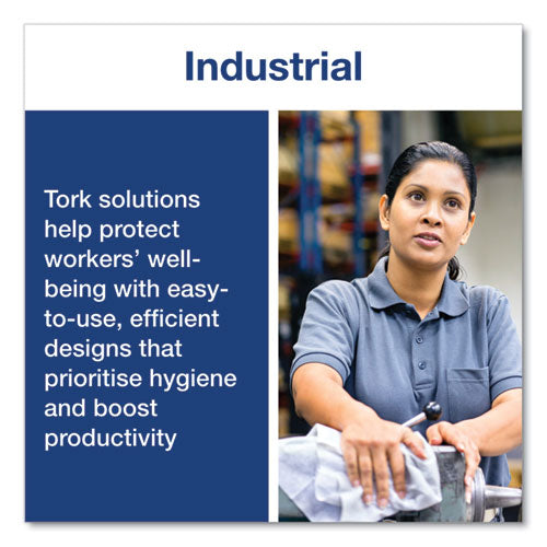 Image of Tork® 291350 Basic Paper Wiper Roll Towel, 1-Ply, 7.68" x 1,150 ft, Natural, 4 Rolls/Carton