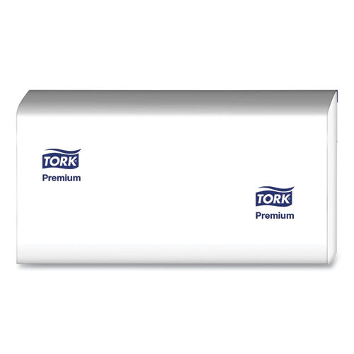 Image of Tork® 420580 Premium Multifold Towel, 1-Ply, 9 x 9.5, White, 250/Pack, 12 Packs/Carton